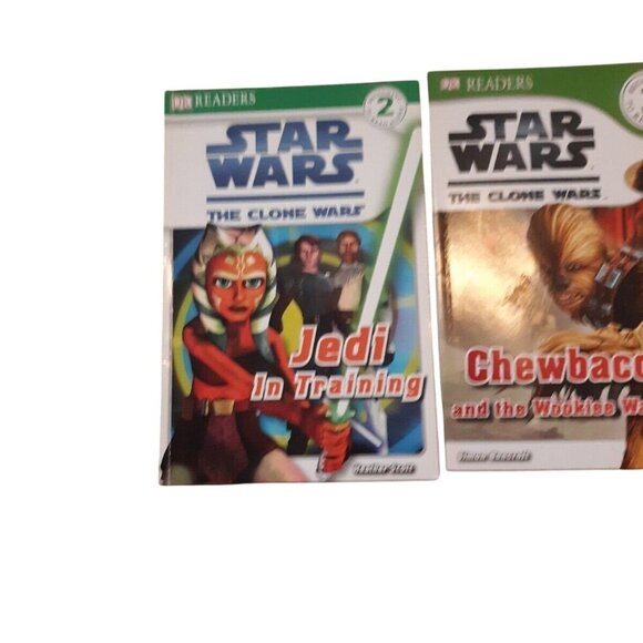 Star Wars The Clone Wars Readers Level 2 Set Of 3 Books Jedi Chewbacca Boba Fett - Picture 2 of 8